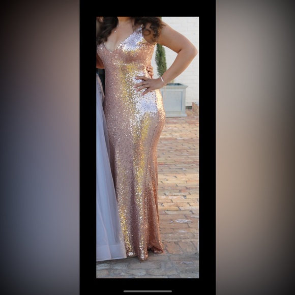 alamour the label gold dress FOR SALE - ALAMOUR THE LABEL main image 0